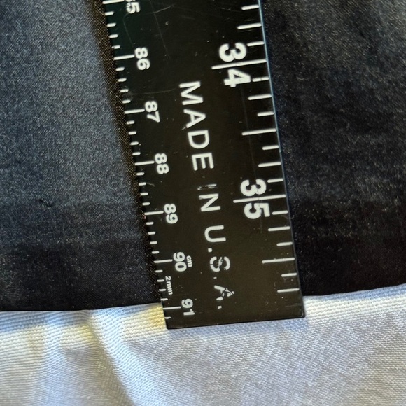 Vintage Black Skirt with Lace Panels Size Medium Made in USA - Picture 4 of 7